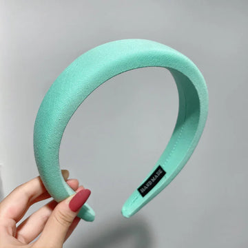Popxstar Fashion Padded Headbands for Women Wide Bezel Hairbands Thick Velvet Hair Hoop Girls Sponge Non-slip Hairband Hair Accessories
